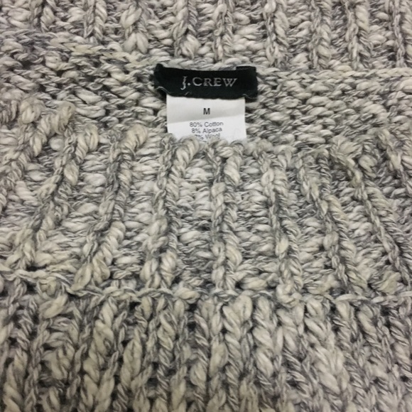 Grey J. Crew Chunky Sweater - Picture 2 of 4